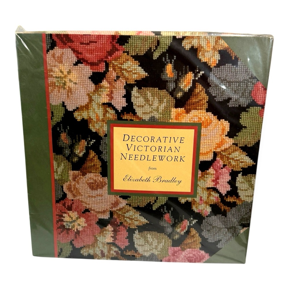 Elizabeth Bradley Needlework Kit Wreath of Roses Victorian‎ Flowers Sealed NOS
